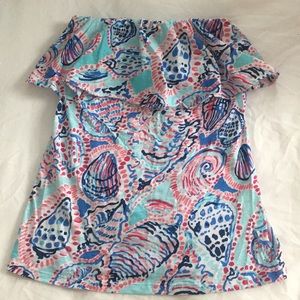 Lilly Pulitzer Wiley Tube Top - Shell Me About It